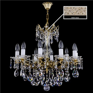 Люстра ArtGlass KATHERINE X. WHITE GOLD CE (138)