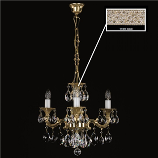 Люстра ArtGlass JARMILA III. WHITE GOLD CE