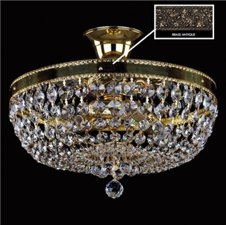 фото Люстра ArtGlass GERTA DIA 350 BRASS ANTIQUE SP