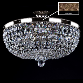 фото Люстра ArtGlass GERTA DIA 450 LIGHT PATINA SP