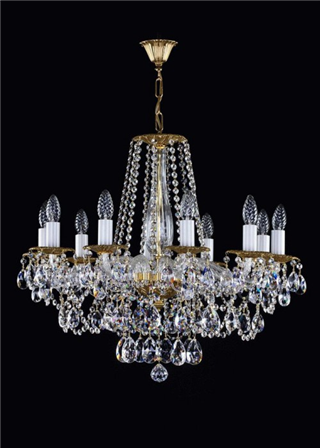 фото Люстра ArtGlass DEMETER X. BRASS ANTIQUE CE