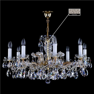 фото Люстра ArtGlass A 0101/09/30 NICKEL CE