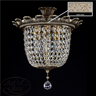 фото Люстра ArtGlass ARTEMIS I. WHITE GOLD CE