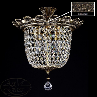 фото Люстра ArtGlass ARTEMIS II. BRASS ANTIQUE CE