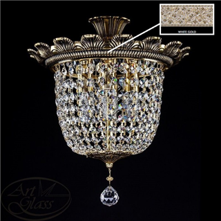 фото Люстра ArtGlass ARTEMIS II. WHITE GOLD CE