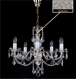 фото Люстра ArtGlass A 0001/05/30 NICKEL CE