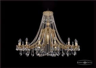 фото Люстра Bohemia Ivele Crystal 1771/16/490/A/G