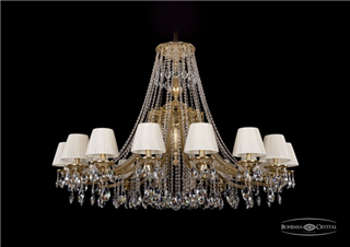 фото Люстра Bohemia Ivele Crystal 1771/16/490/A/G/SH3-160