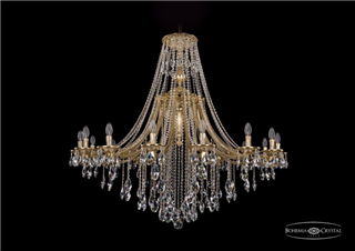 фото Люстра Bohemia Ivele Crystal 1771/16/490/B/G