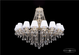 фото Люстра Bohemia Ivele Crystal 1771/20/490/B/GW/SH13-160