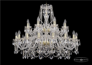 фото Люстра Bohemia Ivele Crystal 1411/16+8/360/2d/G