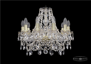 фото Люстра Bohemia Ivele Crystal 1411/10/160/G