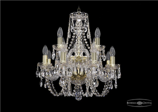 фото Люстра Bohemia Ivele Crystal 1406/8+4/160-55/2d/G