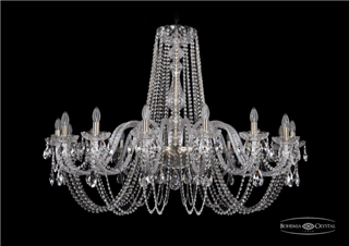 фото Люстра Bohemia Ivele Crystal 1402/16/460/Pa