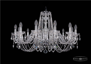фото Люстра Bohemia Ivele Crystal 1402/12/300/Ni