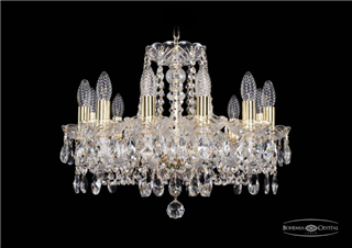 фото Люстра Bohemia Ivele Crystal 1402/12/160/G