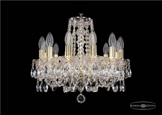 фото Люстра Bohemia Ivele Crystal 1402/12/141/G