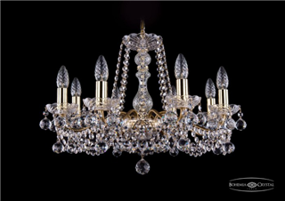фото Люстра Bohemia Ivele Crystal 1214/8/200/G/Balls