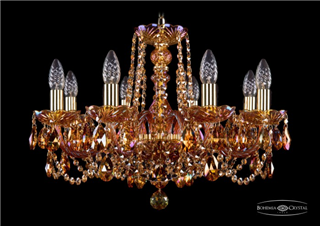 фото Люстра Bohemia Ivele Crystal 1402/8/195/G/M711