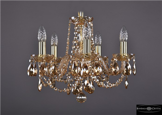 фото Люстра Bohemia Ivele Crystal 1402/5/141/G/M721