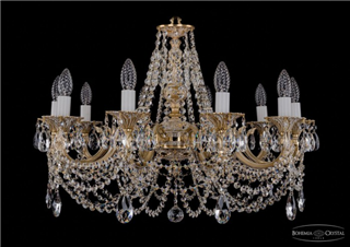 фото Люстра Bohemia Ivele Crystal 1702/10/265/C/GW