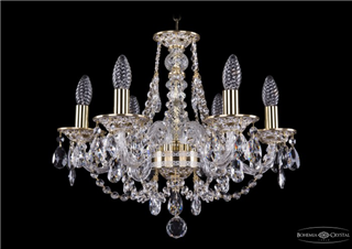 фото Люстра Bohemia Ivele Crystal 1606/6/160/GW