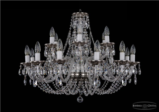 фото Люстра Bohemia Ivele Crystal 1606/12+6/300/NB