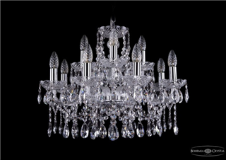 фото Люстра Bohemia Ivele Crystal 1413/8+4/200/Ni