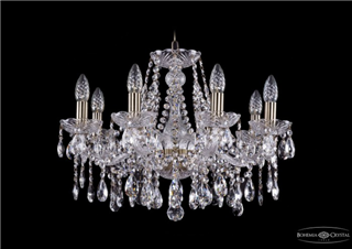 фото Люстра Bohemia Ivele Crystal 1413/8/200/Pa