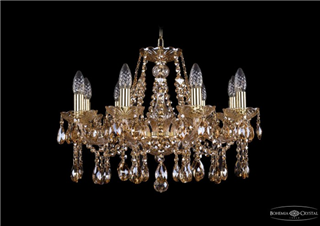 фото Люстра Bohemia Ivele Crystal 1413/8/200/G/M721