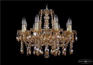 фото Люстра Bohemia Ivele Crystal 1413/8/165/G/M721