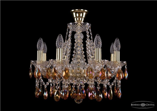 фото Люстра Bohemia Ivele Crystal 1413/8/165/G/K711