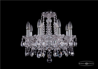фото Люстра Bohemia Ivele Crystal 1413/8/141/Ni