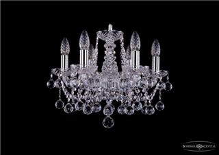 фото Люстра Bohemia Ivele Crystal 1413/6/141/Ni/Balls