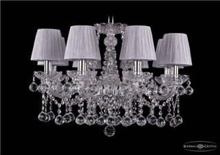 фото Люстра Bohemia Ivele Crystal 1413/8/200/Ni/Balls/SH6