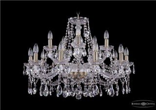 фото Люстра Bohemia Ivele Crystal 1413/10+5/300/Pa