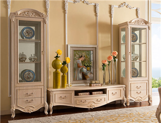 Фото гостиная Китая Carpenter 236 белая (Карпентер)