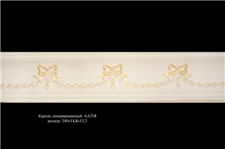 Фото плинтус потолочный раскрашенный aa218