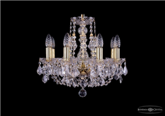 фото Люстра Bohemia Ivele Crystal 1406/8/141/G/Leafs