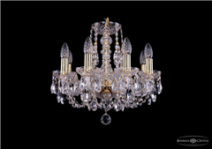 фото Люстра Bohemia Ivele Crystal 1406/8/141/G