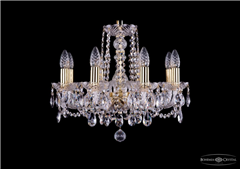 фото Люстра Bohemia Ivele Crystal 1402/8/160/G