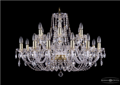 Фото Люстра Bohemia Ivele Crystal 1406/12+6/300/G