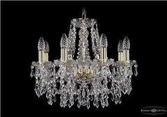 фото Люстра Bohemia Ivele Crystal 1403/8/160/G