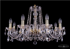 фото Люстра Bohemia Ivele Crystal 1402/8/240/G