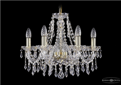 фото Люстра Bohemia Ivele Crystal 1403/6/160/G