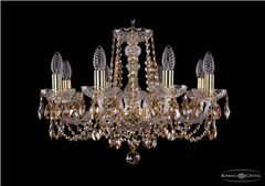 фото Люстра Bohemia Ivele Crystal 1402/8/195/G/R721