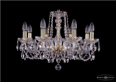 фото Люстра Bohemia Ivele Crystal 1402/8/195/G