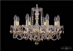 фото Люстра Bohemia Ivele Crystal 1402/8/195/G/K721