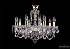 фото Люстра Bohemia Ivele Crystal 1402/8/195/G/tube