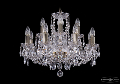 ajnj Люстра Bohemia Ivele Crystal 1402/8+4/195/Pa